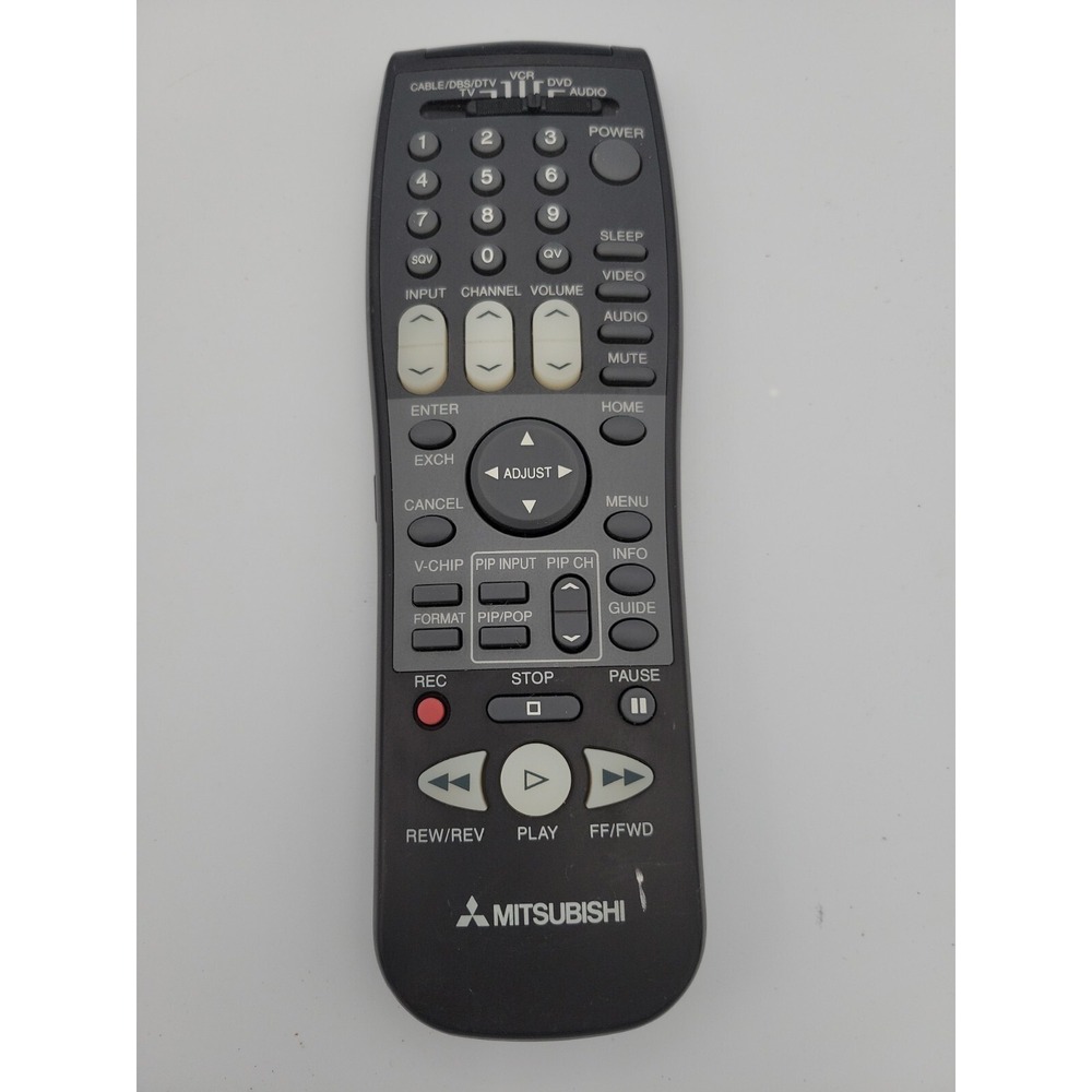 GENUINE Mitsubishi EUR647020A 290P116B10 TV/VCR/DVD Remote Control Tested